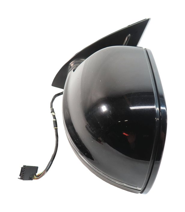 Thumbnail 6: 10-12 AUDI Q7 (4L) LEFT DRIVER P-FOLD AUTODIM MEMORY DOOR MIRROR (Black)
