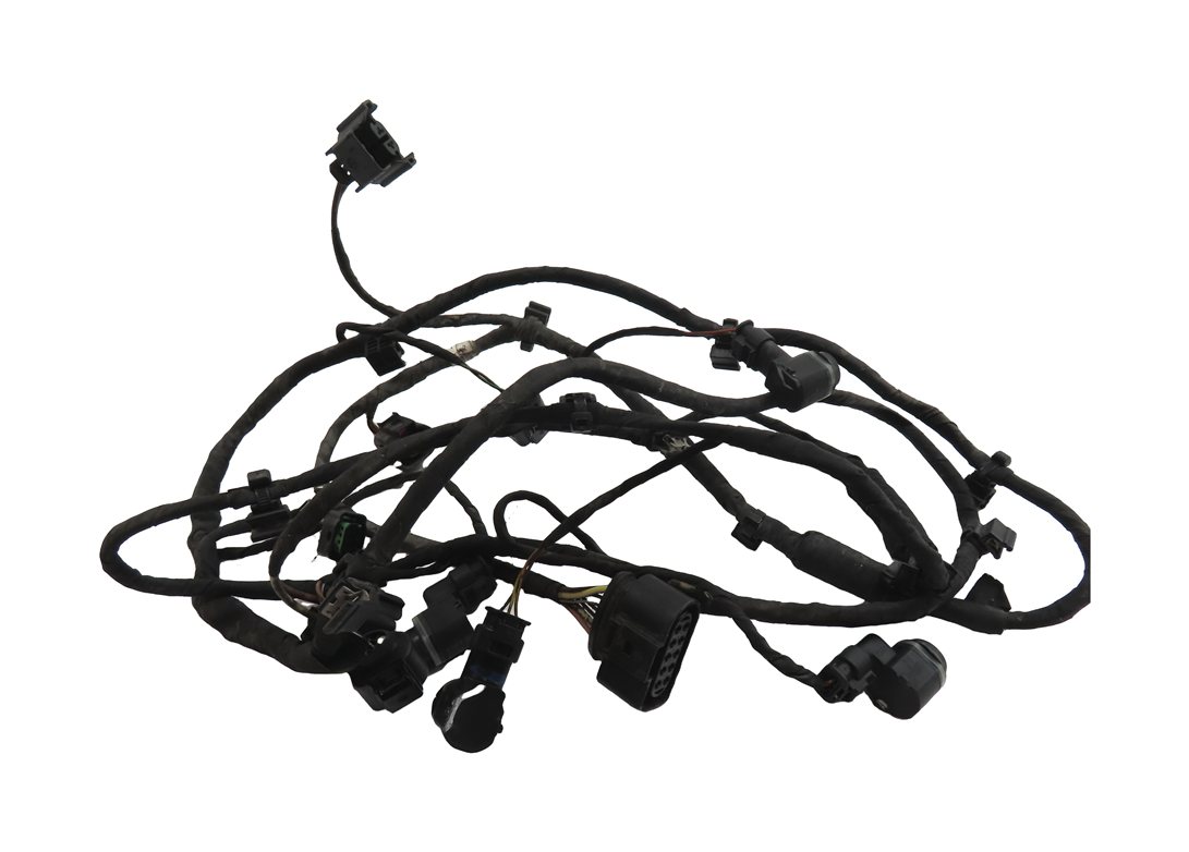 Thumbnail 2: 2011 AUDI Q7 (4L) FRONT PARK ASSIST PDC DISTANCE CONTROL SENSOR SET/4 (Black)
