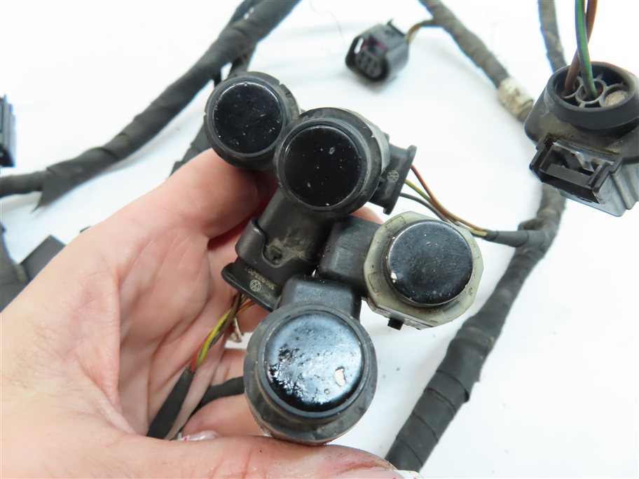 Thumbnail 4: 2011 AUDI Q7 (4L) FRONT PARK ASSIST PDC DISTANCE CONTROL SENSOR SET/4 (Black)