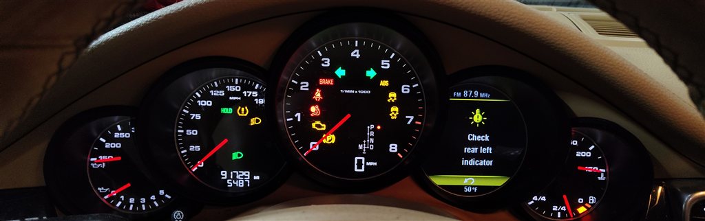 Thumbnail 2: 2011 PORSCHE PANAMERA (970) SPEEDOMETER INSTRUMENT GAUGE CLUSTER MPH (91k)