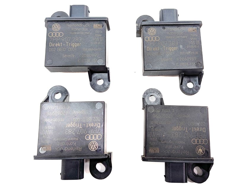 Thumbnail 2: 2011 PORSCHE PANAMERA (970) TIRE PRESSURE MONITOR TRIGGER TPMS MODULE SET/4