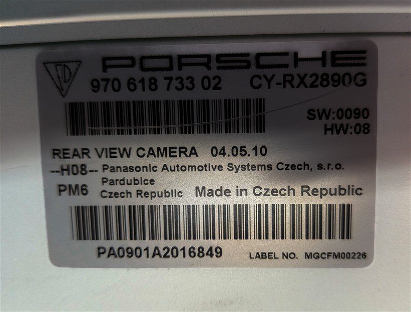 Thumbnail 5: 2011 PORSCHE PANAMERA (970) REARVIEW BACK UP CAMERA CONTROL MODULE