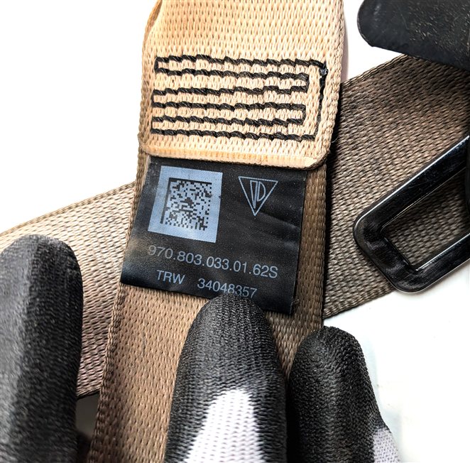 Thumbnail 7: 2010-2016 PORSCHE PANAMERA (970 G1) FRONT LEFT DRIVER SEATBELT RETRACTOR (Black)