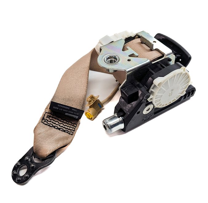 Thumbnail 3: 2011 PORSCHE PANAMERA (970) REAR LEFT SEAT SEATBELT RETRACTOR (Beige)