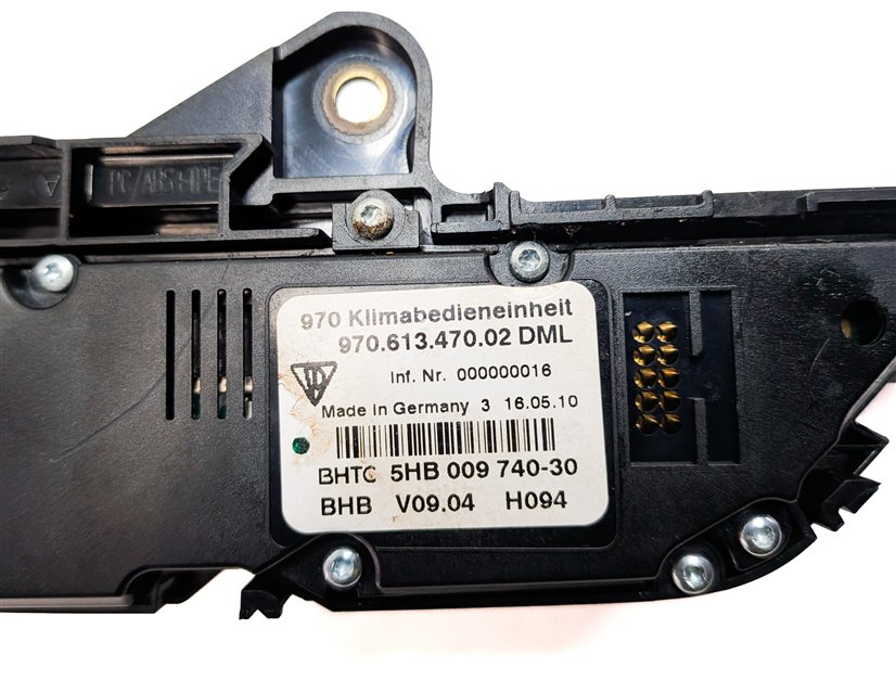Thumbnail 11: 2010-2013 PORSCHE PANAMERA (970 G1) HEATER A/C SEAT TRACTION TRUNK SWITCH PANEL