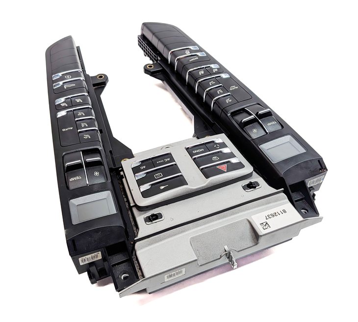 Thumbnail 3: 2010-2013 PORSCHE PANAMERA (970 G1) HEATER A/C SEAT TRACTION TRUNK SWITCH PANEL
