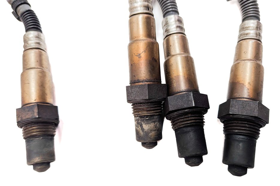 Thumbnail 3: 2011 PORSCHE PANAMERA (970) 3.6L (M46.20) ENGINE OXYGEN O2 LAMBDA SENSOR SET/4