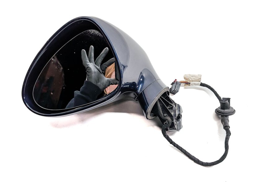 Thumbnail 2: 10-13 PORSCHE PANAMERA (970 G1) LEFT P-FOLD BLIND HEATED DOOR MIRROR (Blue)