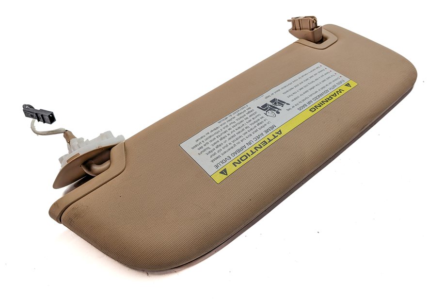 2010-2016 PORSCHE PANAMERA (970 G1) FRONT RIGHT SUNVISOR SUN VISOR SHADE (Beige)
