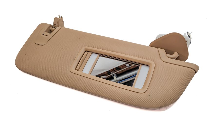 Thumbnail 6: 2010-2016 PORSCHE PANAMERA (970 G1) FRONT RIGHT SUNVISOR SUN VISOR SHADE (Beige)