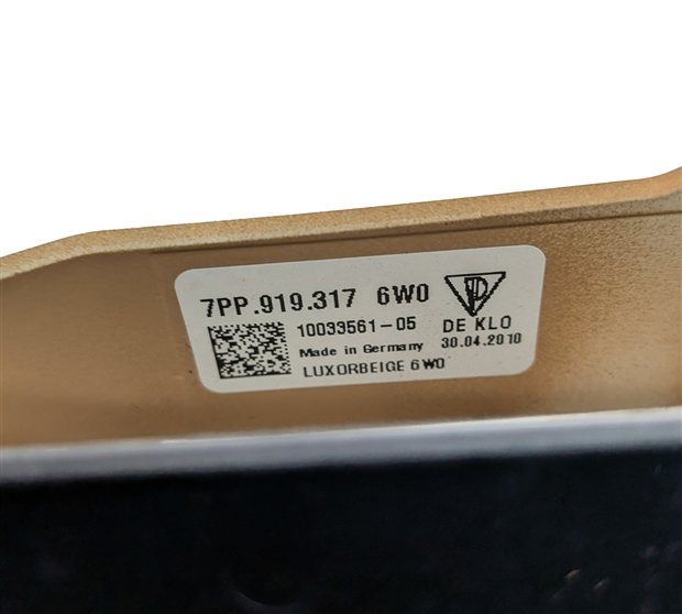 Thumbnail 10: 2011 PORSCHE PANAMERA 970 FRONT INTERIOR OVERHEAD DOME MAP READING LIGHT (Beige)