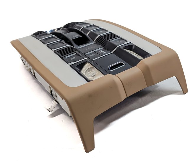 Thumbnail 4: 2011 PORSCHE PANAMERA 970 FRONT INTERIOR OVERHEAD DOME MAP READING LIGHT (Beige)