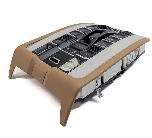 Thumbnail 5: 2011 PORSCHE PANAMERA 970 FRONT INTERIOR OVERHEAD DOME MAP READING LIGHT (Beige)