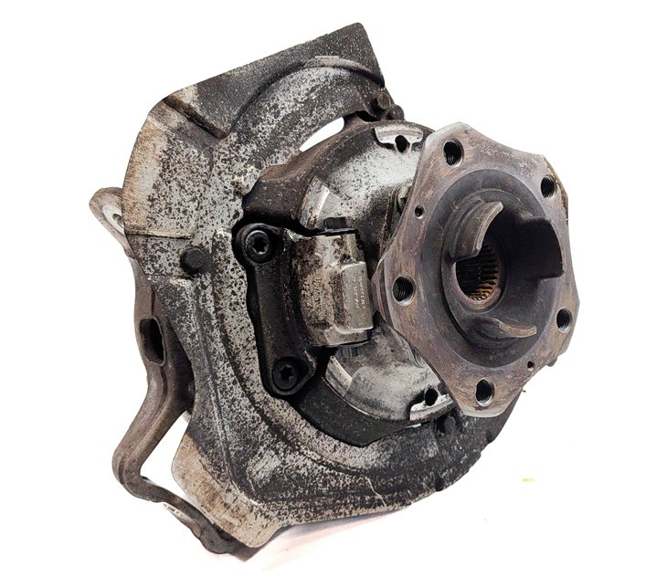 Thumbnail 5: 10-13 PORSCHE PANAMERA 970 G1 REAR LEFT SPINDLE KNUCKLE HUB STUB w/PARKING BRAKE