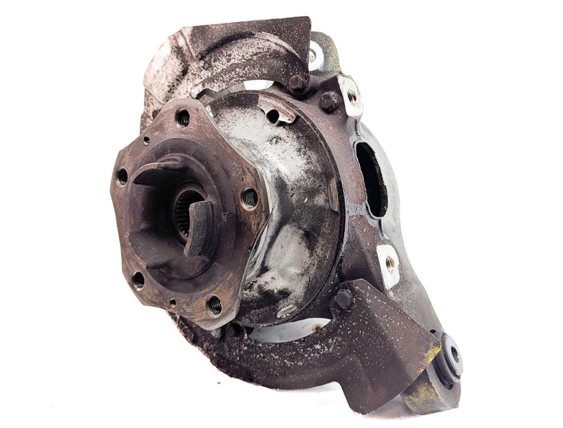 Thumbnail 7: 10-13 PORSCHE PANAMERA 970 G1 REAR LEFT SPINDLE KNUCKLE HUB STUB w/PARKING BRAKE