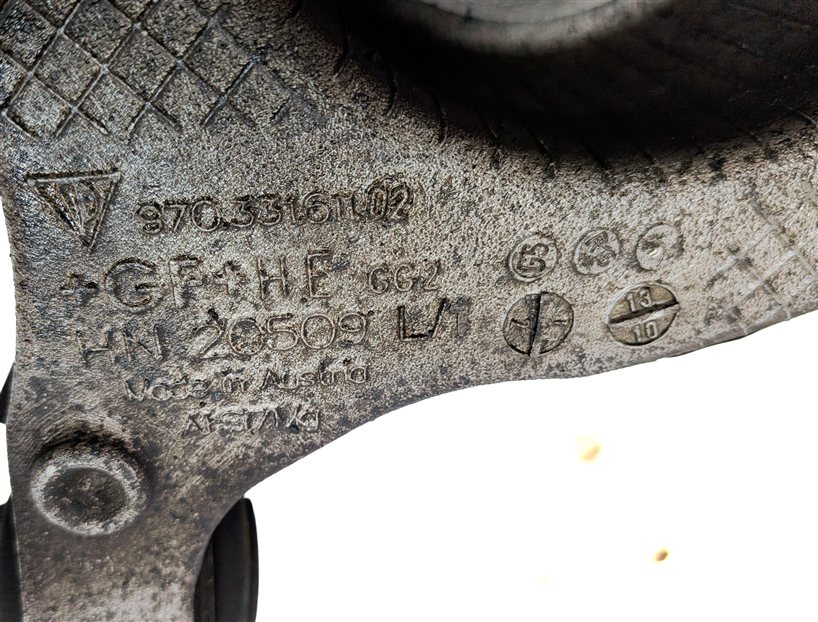 Thumbnail 9: 10-13 PORSCHE PANAMERA 970 G1 REAR LEFT SPINDLE KNUCKLE HUB STUB w/PARKING BRAKE