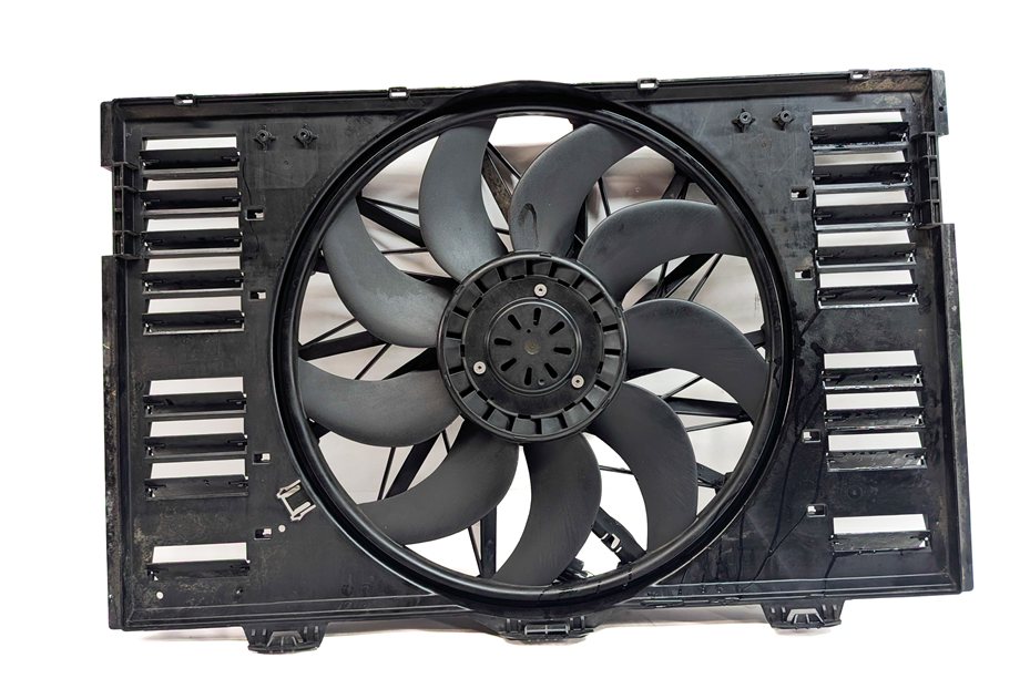 Thumbnail 2: 2010-2016 PORSCHE PANAMERA (970 G1) 3.0L 3.6L 4.8L RADIATOR COOLING FAN ASSEMBLY