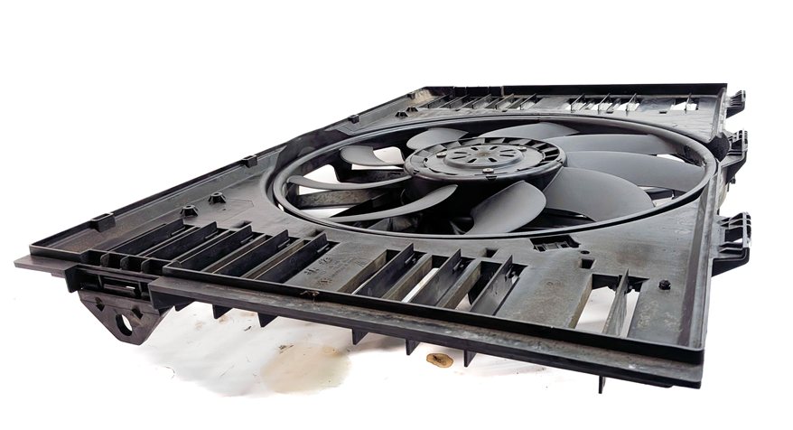Thumbnail 3: 2010-2016 PORSCHE PANAMERA (970 G1) 3.0L 3.6L 4.8L RADIATOR COOLING FAN ASSEMBLY