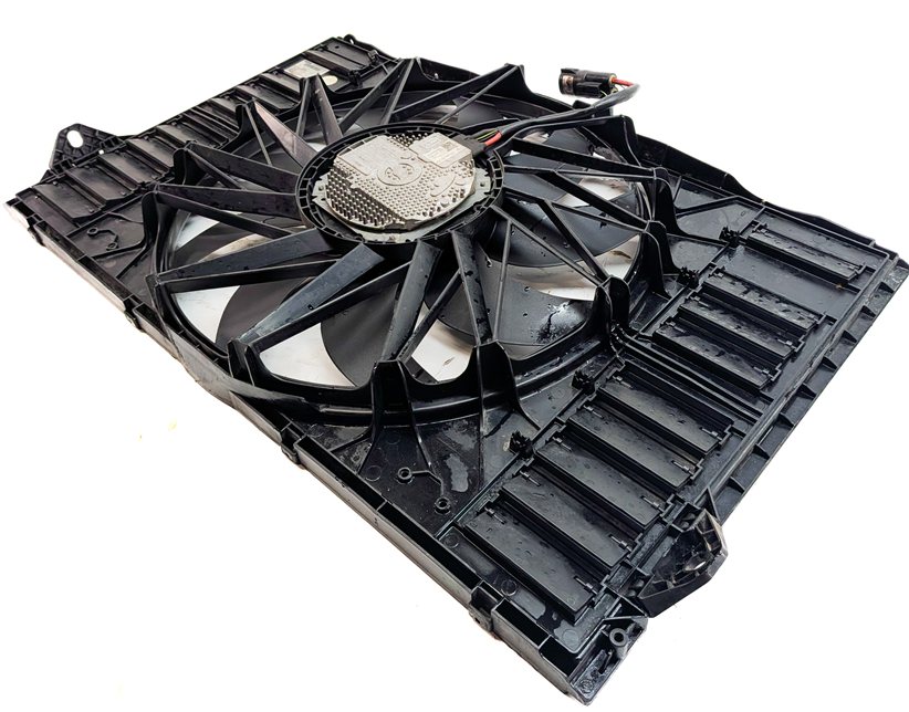Thumbnail 6: 2010-2016 PORSCHE PANAMERA (970 G1) 3.0L 3.6L 4.8L RADIATOR COOLING FAN ASSEMBLY