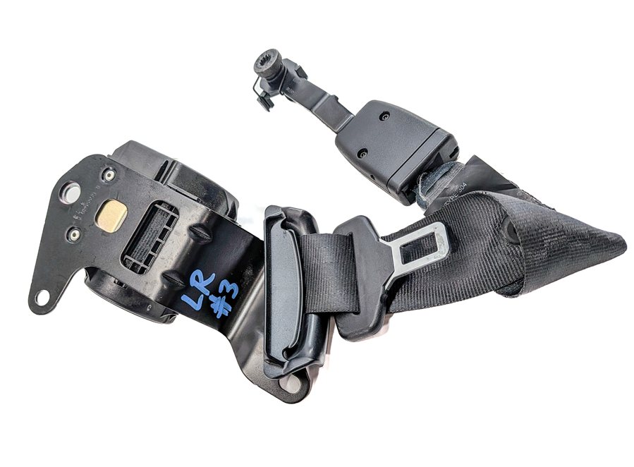 2014 RANGE ROVER SPORT (L494) REAR 3RD ROW LEFT SEAT SEATBELT RETRACTOR (Black)