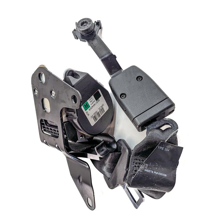 Thumbnail 3: 2014 RANGE ROVER SPORT (L494) REAR 3RD ROW RIGHT SEAT SEATBELT RETRACTOR (Black)