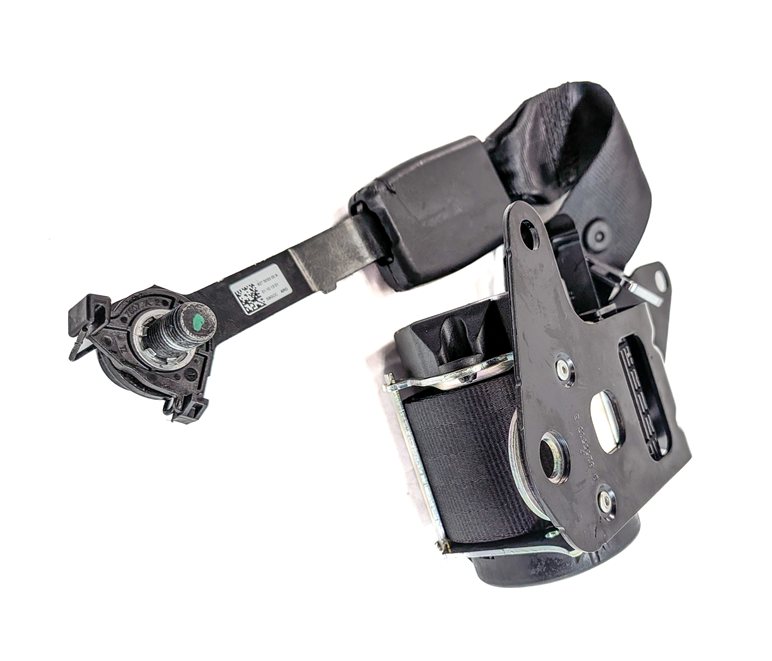 Thumbnail 4: 2014 RANGE ROVER SPORT (L494) REAR 3RD ROW RIGHT SEAT SEATBELT RETRACTOR (Black)
