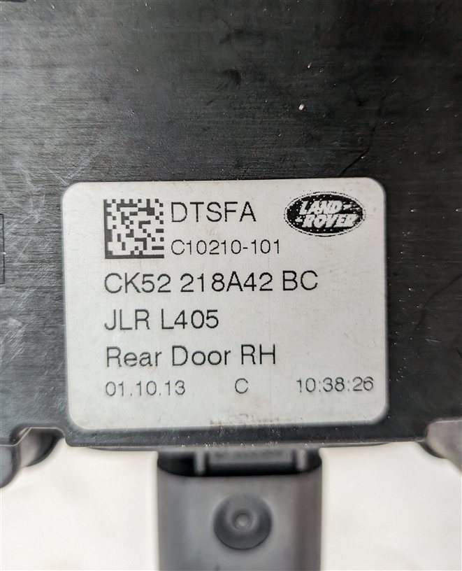 Thumbnail 9: 14-22 ROVER SPORT L494 REAR RIGHT SOFT CLOSE DOUBLE LOCK DOOR LATCH ACTUATOR
