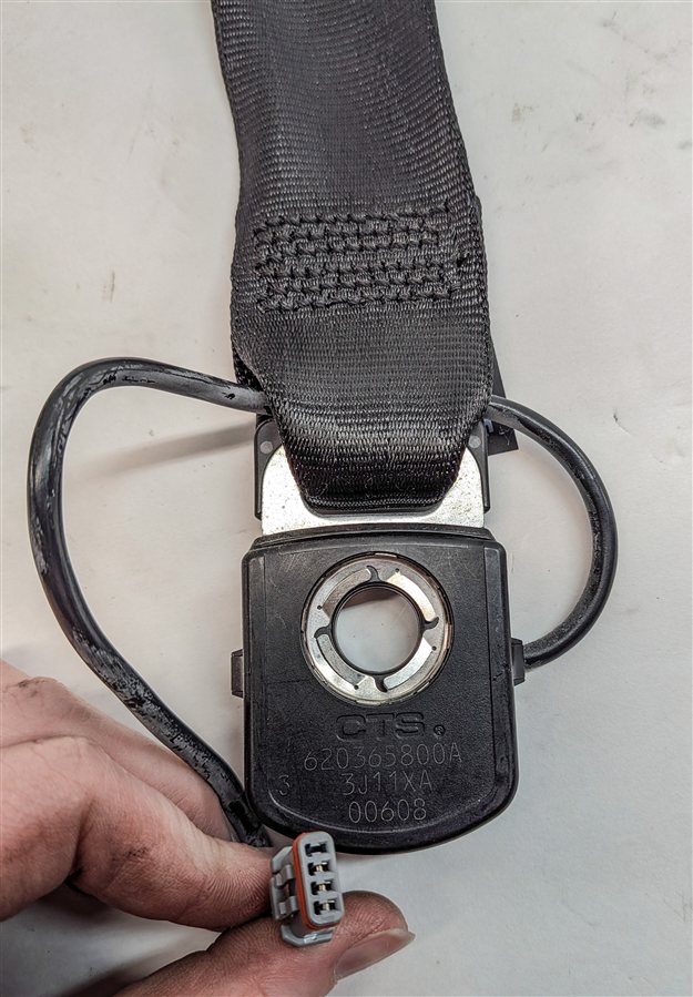 Thumbnail 6: 14-16 RANGE ROVER SPORT L494 FRONT RIGHT PASSENGER SEATBELT RETRACTOR (Black)