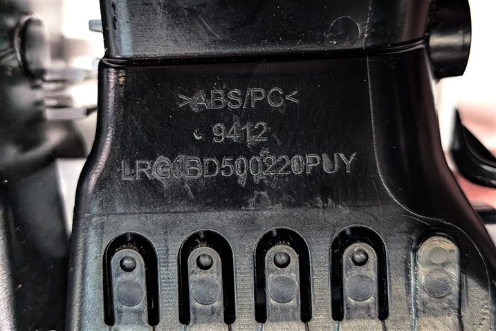 Thumbnail 7: 2014 RANGE ROVER SPORT (L494) REAR CENTER CONSOLE HEAT AIR AC DUAL VENT (Black)