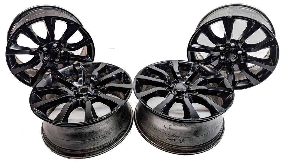 Thumbnail 2: 14-17 RANGE ROVER SPORT (L494) 20x8.5 ALUMINUM ALLOY 5 V-SPOKE WHEEL RIM SET/4
