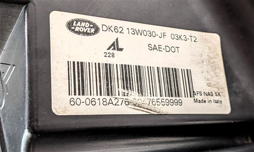 Thumbnail 10: 2014-2017 RANGE ROVER SPORT (L494) LEFT XENON HID ADAPTIVE HEADLIGHT LIGHT LAMP
