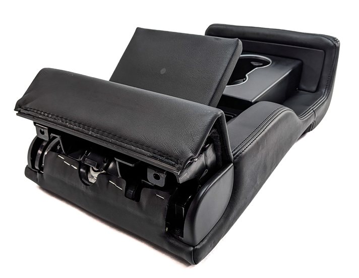 Thumbnail 8: 14-15 RANGE ROVER SPORT (L494) FRONT CENTER CONSOLE ARMREST LID COVER (Black)