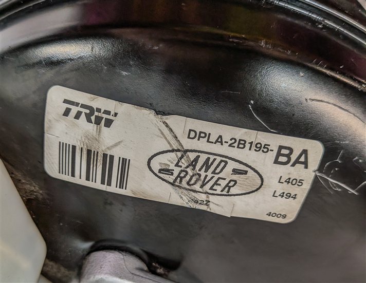 Thumbnail 9: 2014-2016 RANGE ROVER SPORT (L405 L494) POWER BRAKE BOOSTER w/ MASTER CYLINDER
