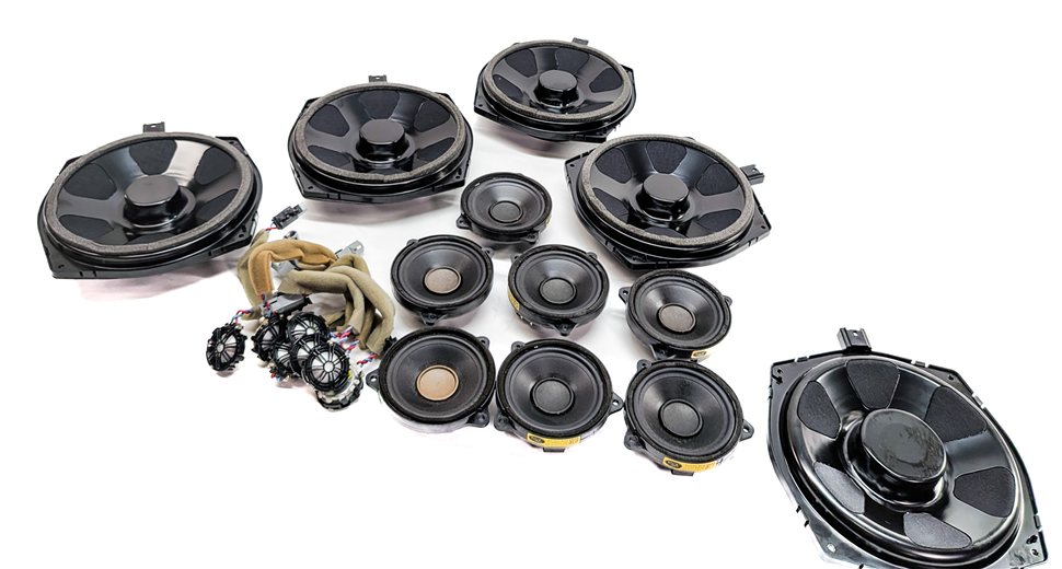 2014 RANGE ROVER SPORT (L494) RADIO STEREO AUDIO SOUND SYSTEM SPEAKER SET/19