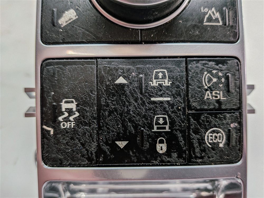 Thumbnail 7: 2014 RANGE ROVER SPORT (L494) HILL DESCENT RIDE HEIGHT TRACTION CONTROL PANEL