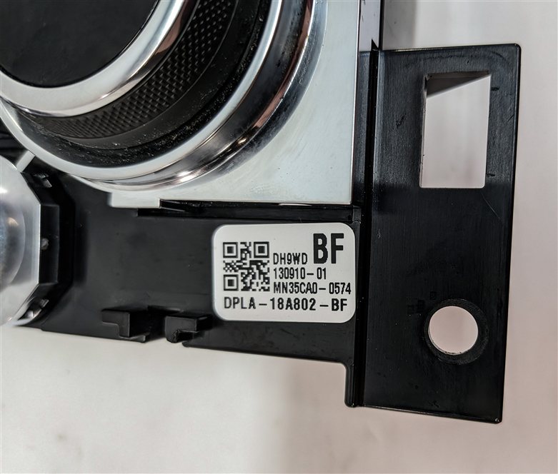 Thumbnail 8: 14-15 RANGE ROVER SPORT L494 FRONT HVAC A/C & SEAT HEATER CLIMATE CONTROL PANEL