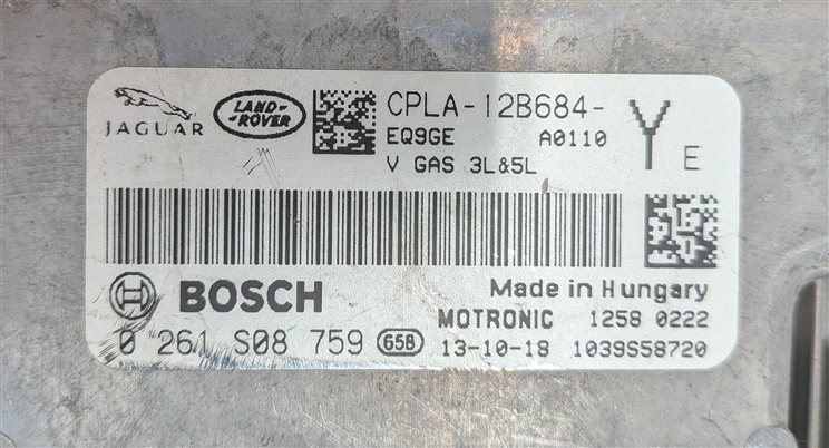 Thumbnail 15: 14 RANGE ROVER SPORT L494 5.0L DIGITAL SPEEDOMETER ECM BCM ENGINE MODULE KEY SET