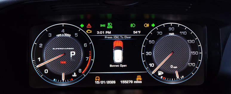 Thumbnail 2: 14 RANGE ROVER SPORT L494 5.0L DIGITAL SPEEDOMETER ECM BCM ENGINE MODULE KEY SET