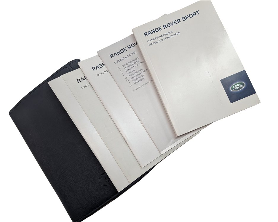 Thumbnail 2: 2014 RANGE ROVER SPORT (L494) 5.0L SUPER ENGINE OWNERS MANUAL BOOKLET SET
