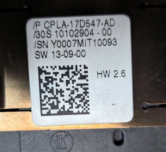 Thumbnail 7: 14-20 JAGUAR XE XF XJ RANGE ROVER SPORT (L405 L494) FRONT RAIN LIGHT SENSOR RLS