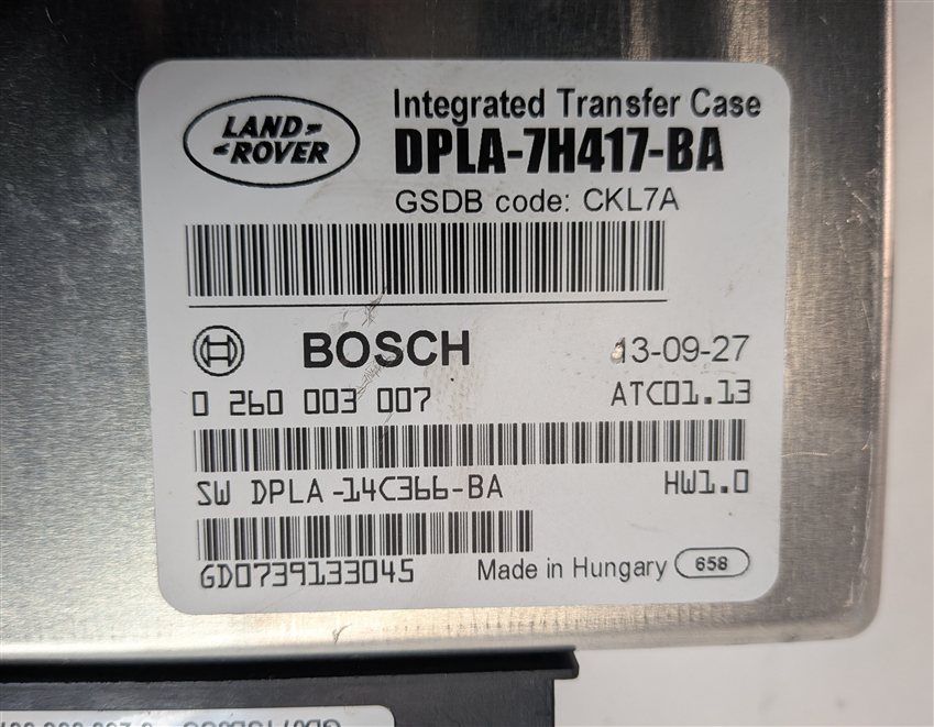 Thumbnail 7: 2014 RANGE ROVER SPORT (L494) TRANSFER CASE CONTROL MODULE