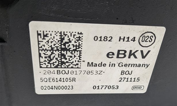 Thumbnail 10: 2016-2018 AUDI A3 E-TRON (8VF) HYBRID - POWER BRAKE BOOSTER w/ MASTER CYLINDER