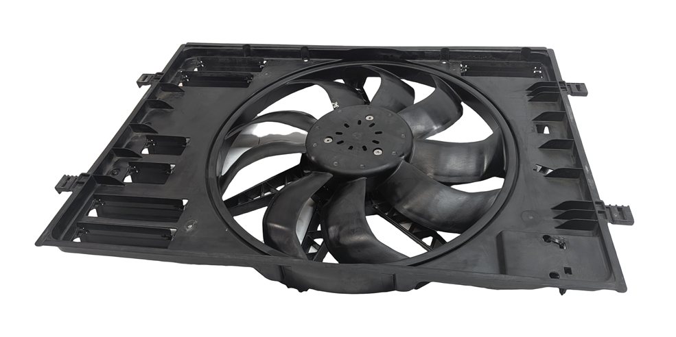 Thumbnail 4: 2016-2018 AUDI A3 E-TRON (8VF) HYBRID 1.4L ENGINE COOLING FAN w/ SHROUD