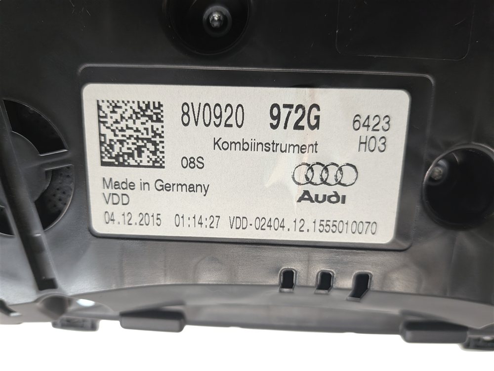 Thumbnail 18: 16-18 AUDI A3 E-TRON HYBRID (8V) SPEEDOMETER ECM BCM BODY ENGINE MODULE KEY SET
