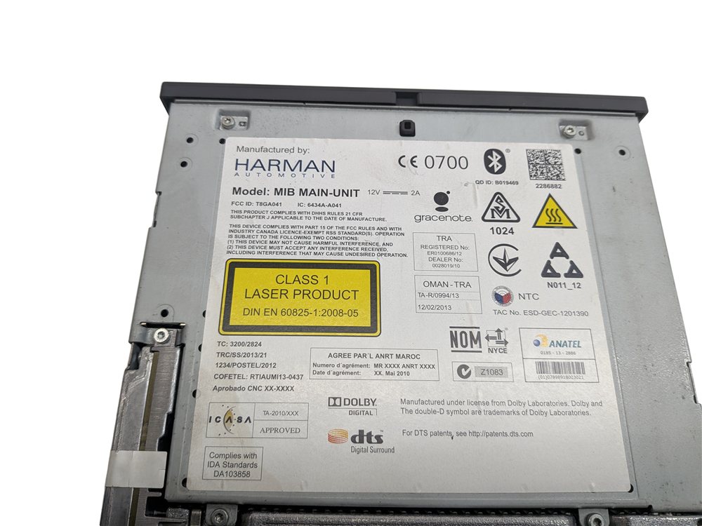 Thumbnail 9: 2016-2018 AUDI A3 (8V) RADIO STEREO SIM SD CD MMI MULTIMEDIA PLAYER (HARMAN)