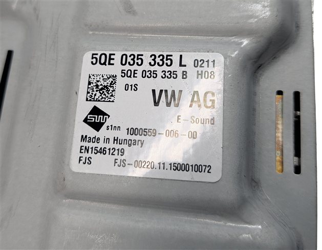 Thumbnail 8: 2016 AUDI A3 E-TRON (8V) 1.4L HYBRID (CXUA) ENGINE NOISE SOUND CONTROL MODULE