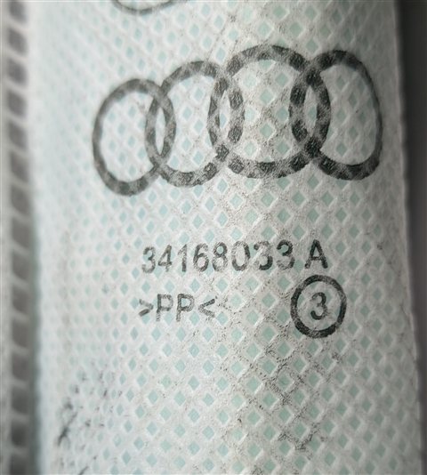 Thumbnail 5: 16-18 AUDI A3 E-TRON (8V) RIGHT PASSENGER ROOF CURTAIN AIRBAG AIR BAG