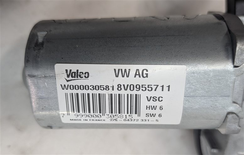 Thumbnail 10: 2016-2018 AUDI A3 E-TRON (8VF) REAR HATCH BACK GLASS WIPER MOTOR