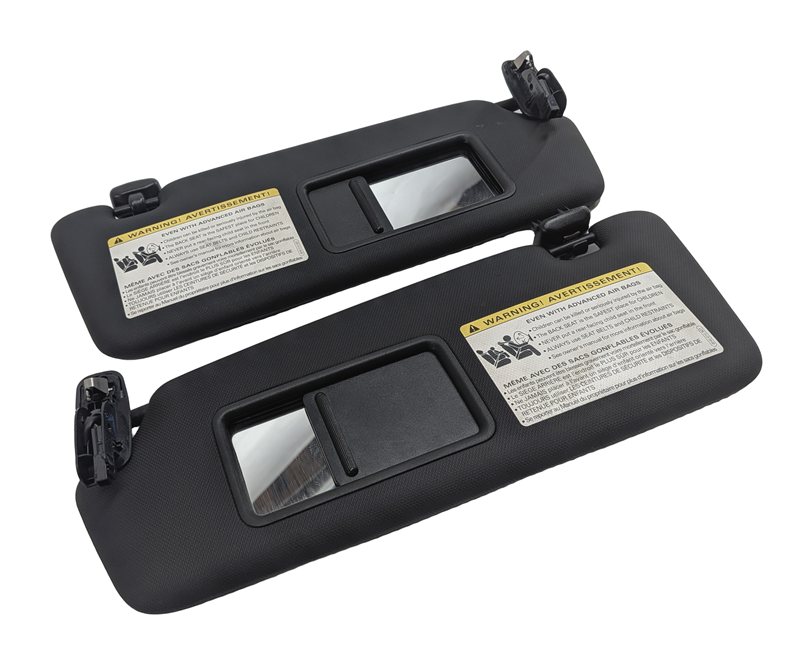 13-18 AUDI ALLROAD A3 E-TRON (B8 8VF) FRONT LEFT & RIGHT SUNVISOR SET (Black)