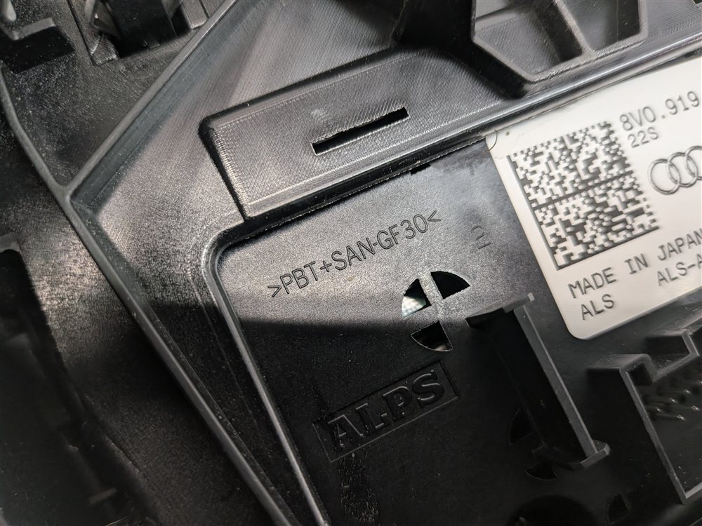 Thumbnail 11: 15-18 AUDI A3 S3 (8V) GPS NAVIGATION MEDIA MMI CONTROL SWITCH KNOB & CUP HOLDER